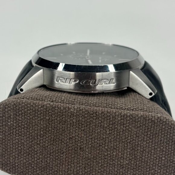 Rip Curl Detroit Leather Watch - Black - A2288 - Picture 6 of 14